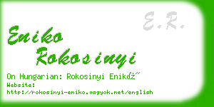 eniko rokosinyi business card
